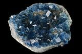 Gorgeous, Blue Cubic Fluorite on Smoky Quartz - China #142625-2